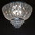 Allure 6 lights flush mount in polished chrome and crystal by aggiolight. Dimensions: d 80 x h 53 cm. Materials: polished...