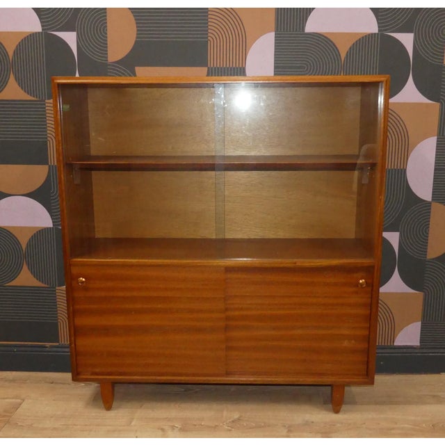 Vintage Display Cabinet in Teak and Walnut, 1960s For Sale - Image 6 of 16