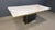 Vintage White Marble and Brass Dining Table, 1970s For Sale - Image 4 of 14