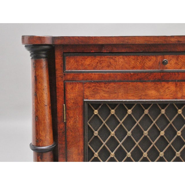 Early 19th Century Antique Pollard Oak and Ebony Cabinet, 1810 For Sale - Image 5 of 18