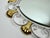 Vintage Curly Metal Brass Shells Eliptical Wall Mirror from Hillebrandt, 1971 For Sale - Image 6 of 7