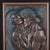 Contemporary 1995 Bill Mack "Embrace" Framed Wall Sculpture Bronzed Mixed Metal Media Limited Edition 131/295 in Excellent Condition For Sale - Image 3 of 6