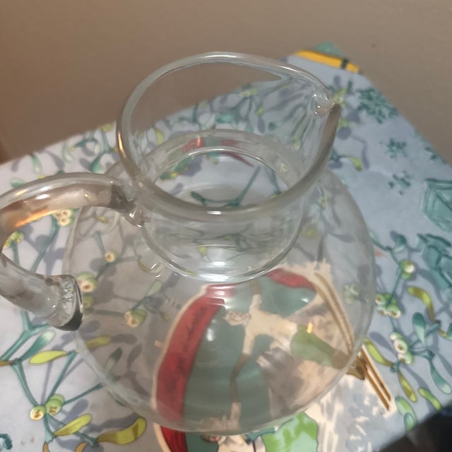 American 1990s Tiffany & Co. Glass Water Pitcher For Sale - Image 3 of 6
