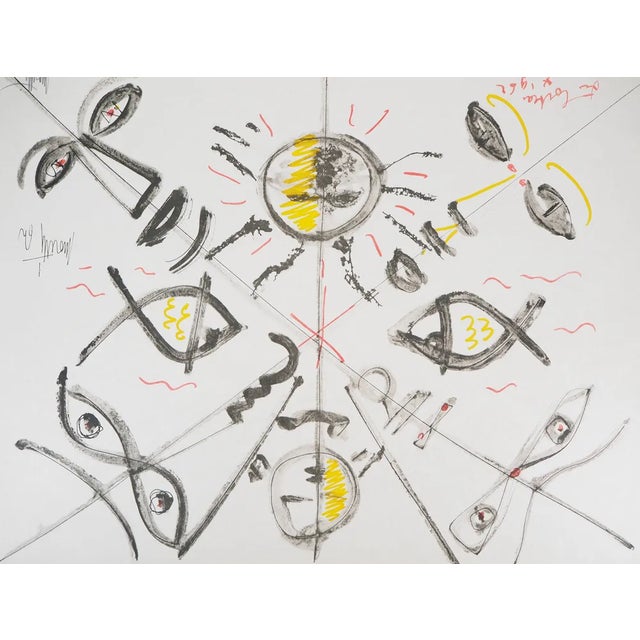 Raymond Moretti and Jean Cocteau, Evolution, Original Lithograph For Sale - Image 5 of 6