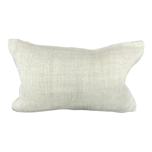 16 x 24 Hemp Pillow Turkish Cushion Natural White Pillow Cushion Cover For Sale
