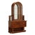 Antique Art Deco Showcase in Walnut For Sale - Image 13 of 13