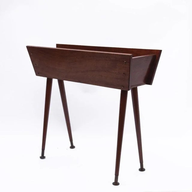 Brown Vintage Danish Teak Jardiniere/Planter, 1960s For Sale - Image 8 of 8