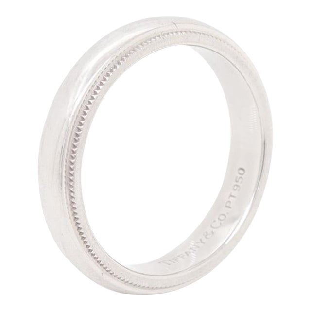 Vintage Tiffany & Co. Platinum Wedding Band Ring For Sale