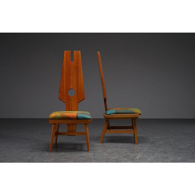 Set of Brutalist Low Chairs, 1960s For Sale - Image 10 of 18