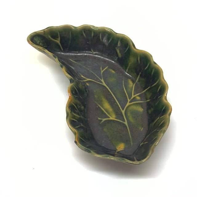 Shades of the Forest Vintage Pottery Curation - Group of 5 For Sale - Image 14 of 15