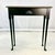 1990s Post Modern Boho Chic Black Thin Style Console Table. For Sale - Image 4 of 11