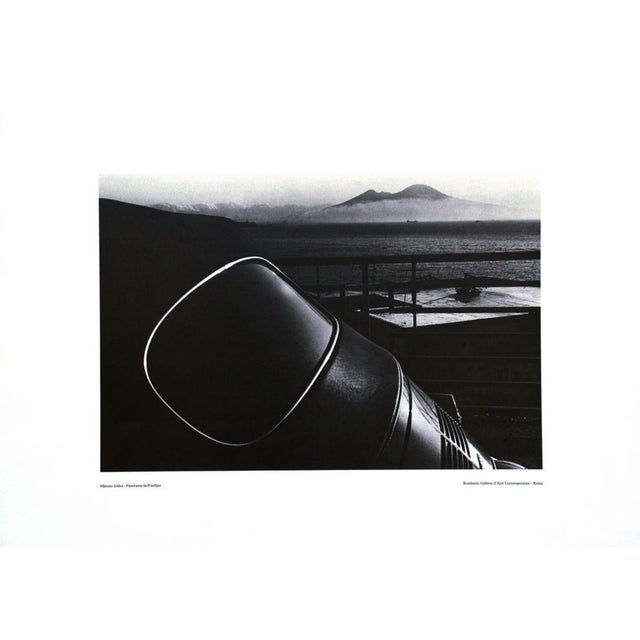 Vintage offset poster realized in occasion of Mimmo Jodice's exhibitions at Galleria Rondanini, Rome. Excellent condition.
