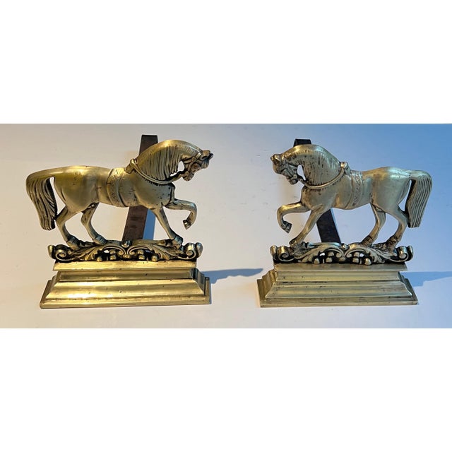 Pair of bronze horses. Work in French. For Sale - Image 12 of 12