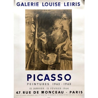 Picasso Poster Galerie Louise Leiris Mourlot, 1964 For Sale
