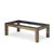 Brass Bernhard Rohne Mid Century Acid Etched Brass and Glass Coffee Table For Sale - Image 8 of 10