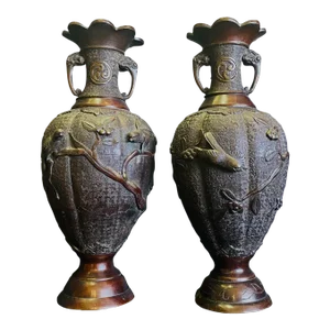 Bronze Vases of the Japanese Meiji Period