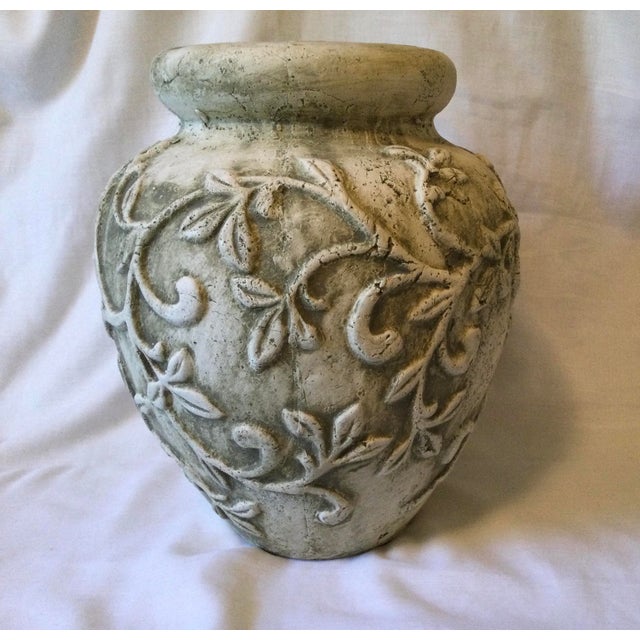 Off-white Vintage Italian Pottery Pot/Vase For Sale - Image 8 of 12