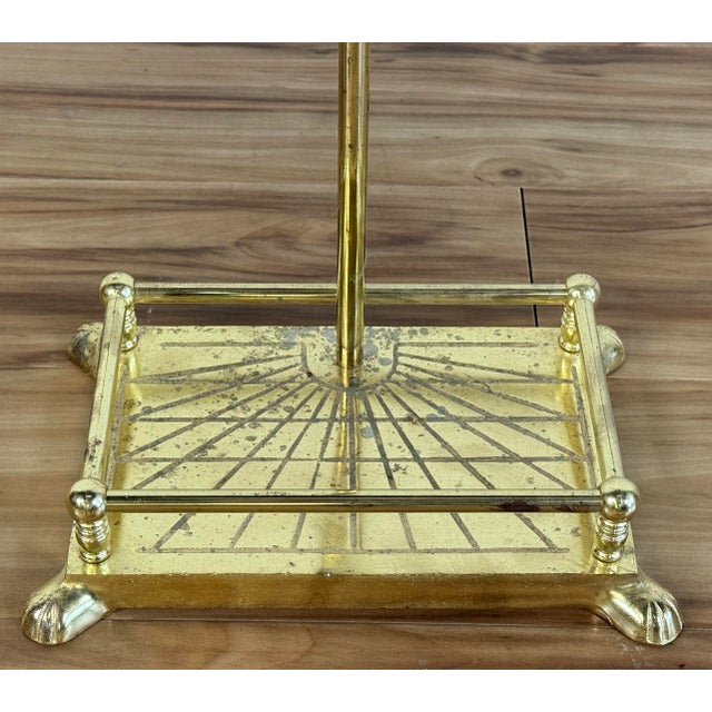 Brass Vintage Brass Mallard Duck Fireplace Tools For Sale - Image 8 of 11