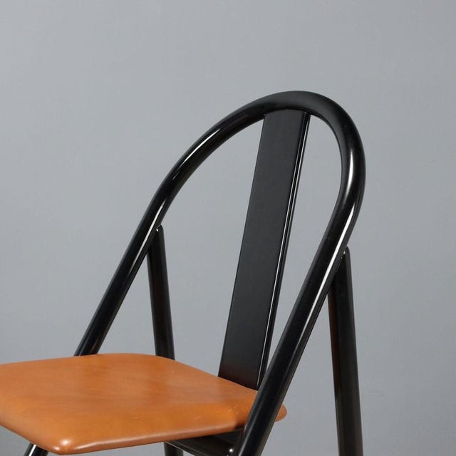 Vintage Folding Chairs, 1980s, Set of 4 For Sale - Image 5 of 11