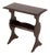 Vintage Mahogany Magazine Rack End Table For Sale