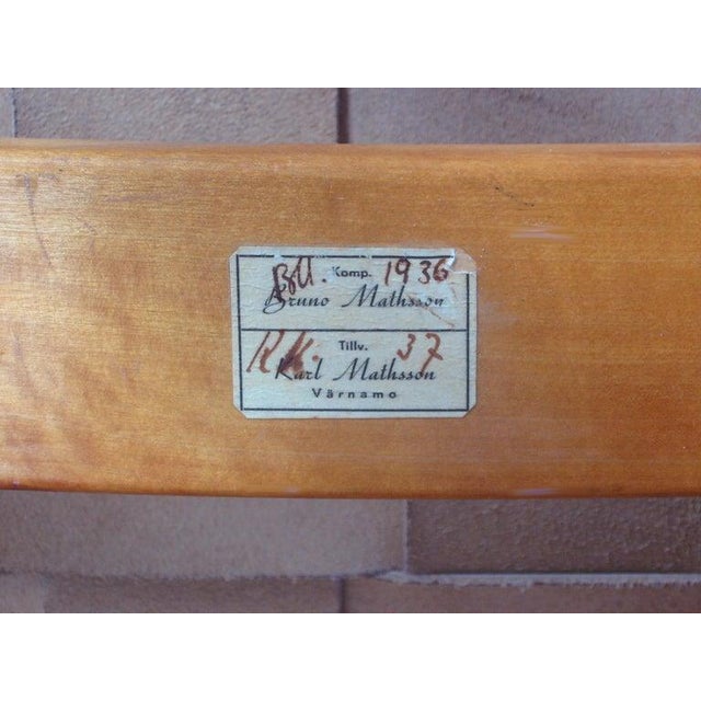 Early Bruno Mathsson Model 36 Easy Chair For Sale - Image 11 of 11