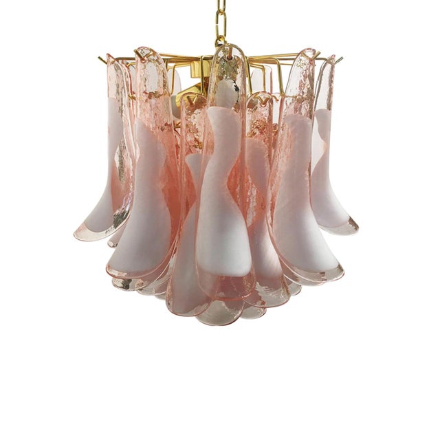 Metal Contemporary Mazzega Style Chandelier For Sale - Image 7 of 7