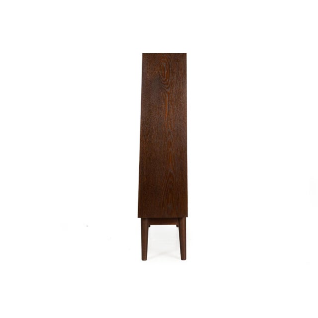 Ebonized Oak Bookcase by Johannes Sorth for Nexo Mobelfabrik For Sale - Image 11 of 17