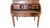 -Rare 19th century walnut writing desk -Curved roll-top that slides open to desk area with small compartments and drawers