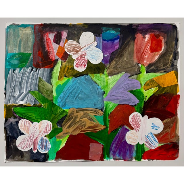 Jim Drain (American, 1975) Thorn News 2014 Mixed media (staples, ink and paint) on paper. Hand signed, titled and dated...