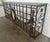 Monumental Hand-Wrought Iron Console With Stone Medallion and Classical Garlands For Sale - Image 4 of 17