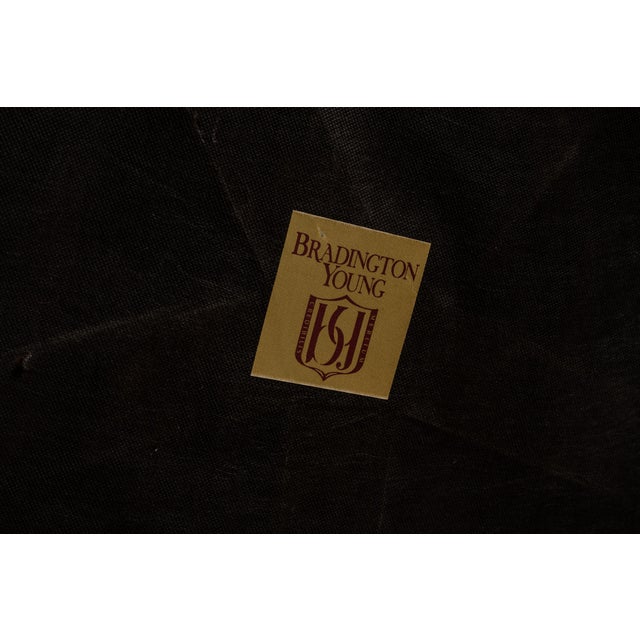 Red 1950s Vintage Red Tufted Ottoman For Sale - Image 8 of 9