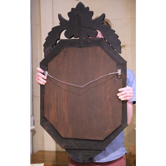 Early 20th Century Venetian Murano Style Beveled Etched Mirror For Sale - Image 10 of 10