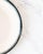 Ceramic Set of 8 Minimalist "Variation 3 Dé" Breakfast Plates by Ann Demeulemeester for Serax, in White Glazed Porcelain With Organic Black Border For Sale - Image 7 of 11