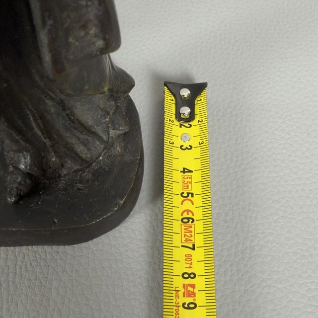 Antique Bronze of Dante Alighieri and Beatrice, 19th Century For Sale - Image 10 of 12