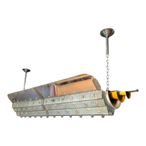 Mid 20th Century Hollywood Industrial Style Ceiling Light
