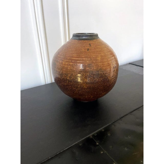 Otto Heino Ceramic Moon Jar Vase by Otto Heino For Sale - Image 4 of 13