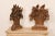 Figurative Mid 20th Century Carved-Wood Tabletop Floral Bouquets - A Pair For Sale - Image 3 of 10