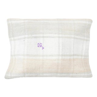 16"x24" Rustic Kilim Pillow Cover. Vintage Handmade Accent Cushion. Boho Decor For Sale