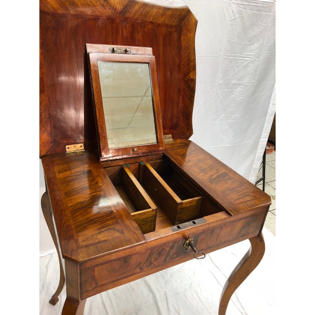 Wood 19th Century Italian Vanity Table For Sale - Image 7 of 12
