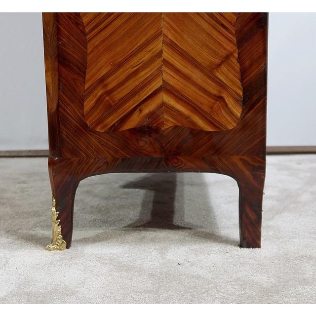 Louis XV Wood Secretary by J. Popsel For Sale - Image 15 of 18