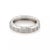 This lovely authentic band ring is by Chopard, it is crafted from 18k white gold with a high polished finish featuring a...