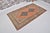 1950s Low Pile Distressed Wool Rug, Authentic Turkish Accent Rug For Sale - Image 4 of 10