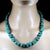 2020s Ajd 22 Inch Graduated Rondels of Faceted Emerald Necklace With Amethyst Accents For Sale - Image 5 of 5