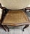 Brown Vintage French Country Louis XV Style Cane Back Cane Seat Dining Chairs For Sale - Image 8 of 11