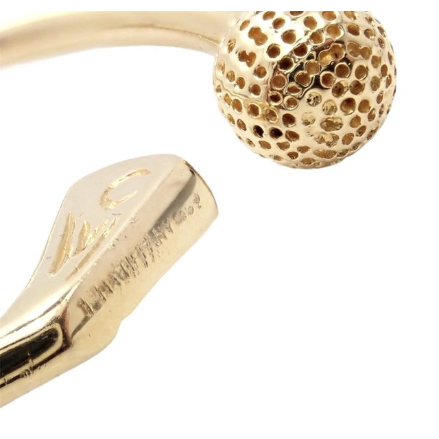Tiffany and Co. Late 20th Century Tiffany & Co. Yellow Gold Golf Club & Ball Keychain Keyring For Sale - Image 4 of 5