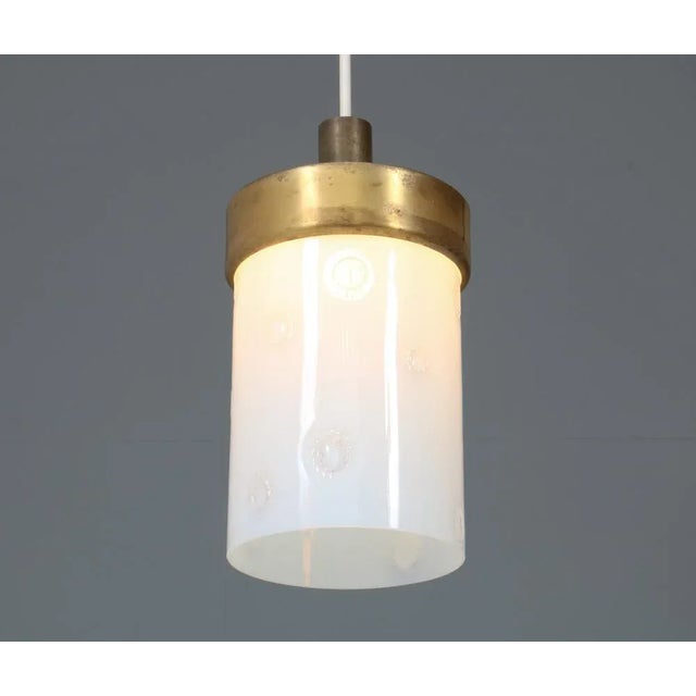 Mid-Century Modern Mid-Century Modern Bronze Murano Pendant Lamp, 1960s For Sale - Image 3 of 8