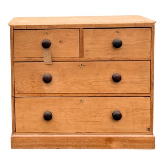 Victorian Pine Chest of Drawers, 1890s For Sale
