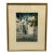 Impressionist Watercolor Artwork of Plein Air Scenery, Framed For Sale