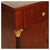 1920s Italian Empire Neoclassical Walnut Bedside Tables from Bassanos Ebanistery, 1920s, Set of 2 For Sale - Image 5 of 9