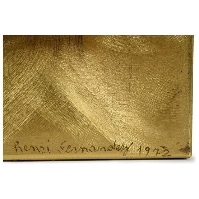 1980s Wall Sculpture by Henri Fernandez, 1980s For Sale - Image 5 of 6